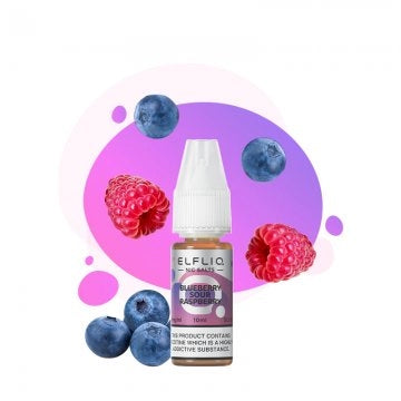 Blueberry Sour Raspberry Nic Salt 10ml Elfliq