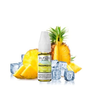 Pineapple Ice Nic Salt 10ml Elfliq by Elf Bar